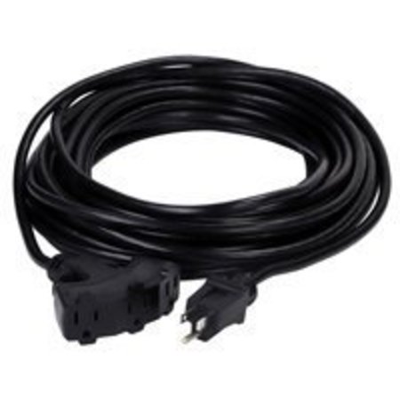 POWERZONE PowerZone OR632730 Extension Cord, Black Jacket, 50 ft L OR632730